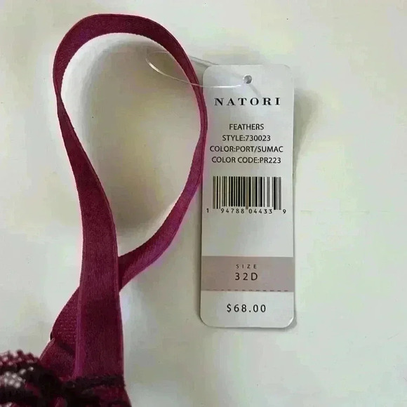 NWT Natori Feathers PORT SUMAC Bra SZ 32D - Picture 5 of 8